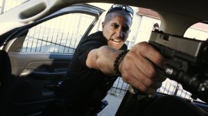 End of Watch gun in car