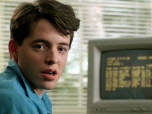 Ferris Bueller's Day off Broderick Computer