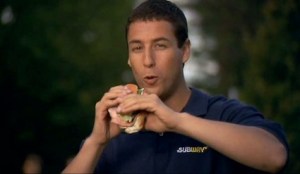 Happy Gilmore Sandler Subway