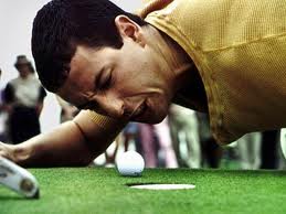 Happy Gilmore Sandler Yelling at Ball