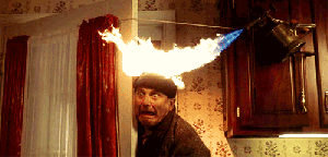home alone pesci fire